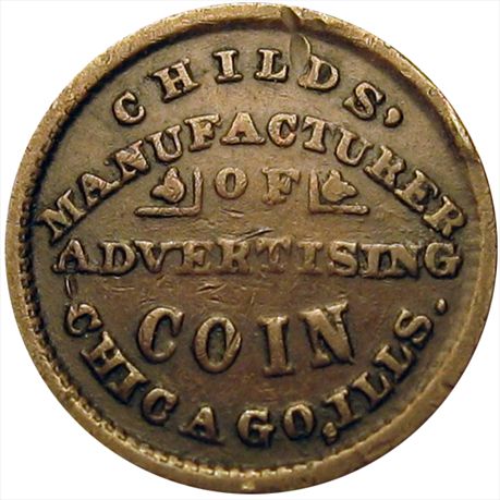 IL150 K-2a     R3       FINE+ Child's Manufacturer of Advertising Coin