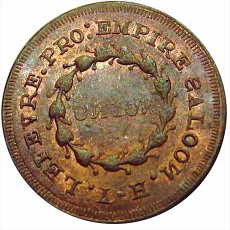 441  -  RI700F-2a  R6  MS62 Saloon Providence Rhode Island Civil War token