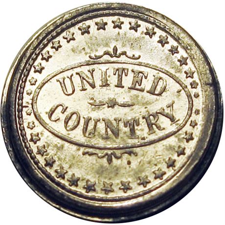 251  -  NY630BV-12e R9 Raw MS63 White Metal New York Civil War token