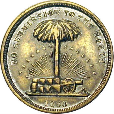 348  -  TN600B- 9b R9 Raw VF+ Memphis Tennessee Civil War token