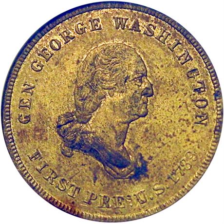 233  -  PA750Lc-1b R6 NGC MS62 Philadelphia Pennsylvania Civil War token
