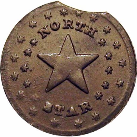62  -  250/437 a R5 Raw EF North Star Patriotic Civil War token