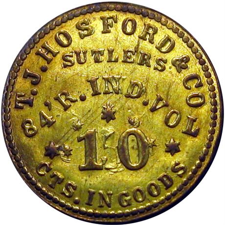 civilwartokens.com - 85 - IN-84a-10B R9 NGC MS63 84th Indiana ...