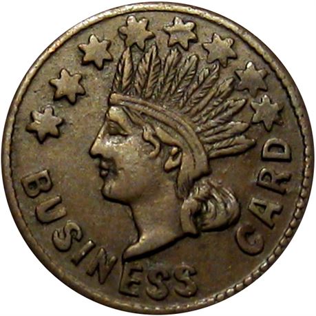188  -  IL150 R-1a R4 Raw VF+ Chicago Illinois Civil War token