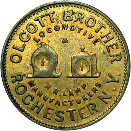 770  -  MILLER NY 1018  Raw AU+ Rochester New York Merchant token