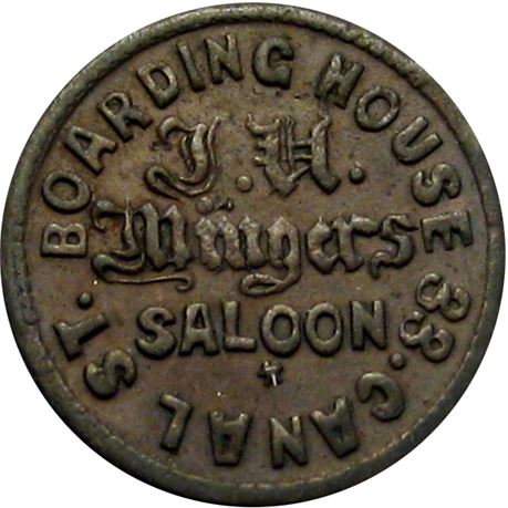 191  -  IL150AO-1a R6 Raw VF+ Chicago Illinois Civil War token