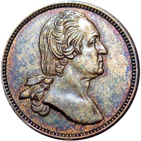 358  -  PA750L-1a R2 Raw MS63 Philadelphia Pennsylvania Civil War token