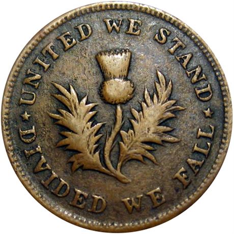 376  -  PA765R-3a R2 Raw VF Details Pittsburgh Pennsylvania Civil War token