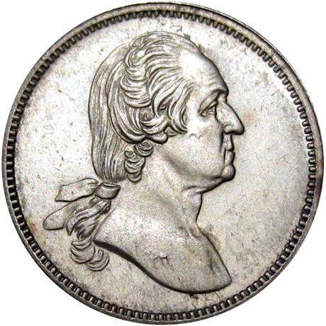 359  -  PA750L-1f R3 Raw AU+ Philadelphia Pennsylvania Civil War token