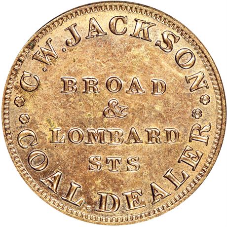430  -  MILLER PA 235C  NGC MS64 Philadelphia Pennsylvania Merchant token