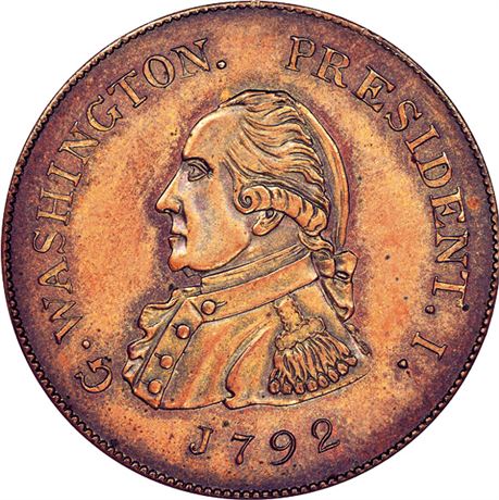 428  -  MILLER PA 211  NGC MS64 BN Philadelphia Pennsylvania Merchant token