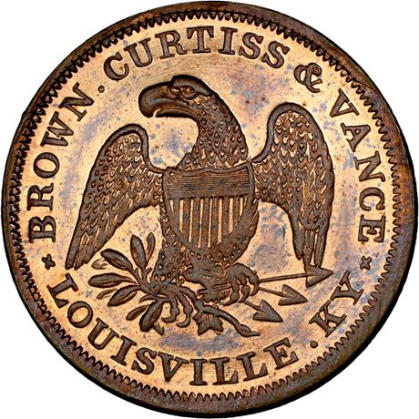 417  -  MILLER KY  4A  NGC MS66 Louisville Kentucky Merchant token