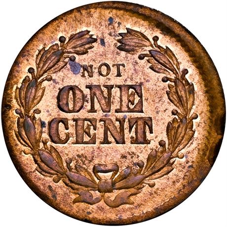 1  -  NY630BB- 4a R8 NGC MS64 RB New York City Civil War token