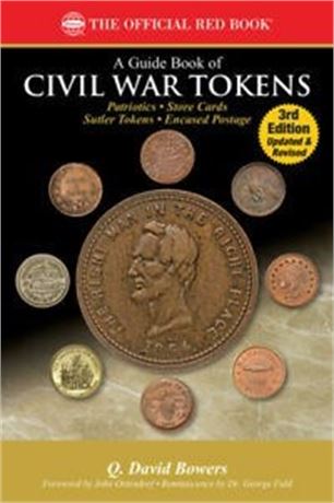 3rd Edition Civil War Tokens Red Book with Prices by Q. David Bowers With Sutler