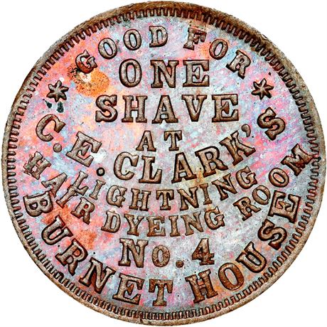 239  -  OH165 Y-4a1 R9 NGC MS65 BN Cincinnati Ohio Civil War token