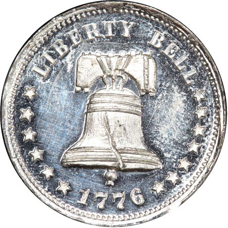 19  -  Rulau Pa-Ph-711  PCGS MS62 Philadelphia PA Centennial Merchant token